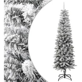 vidaXL Künstlicher Weihnachtsbaum Beschneit Grün 180 cm
