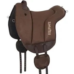 Equinate Reitpad Hamilton aus synthetischem Wildleder braun L