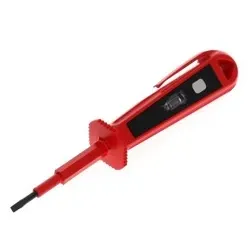 Prüfschraubendreher Schlagzähler, max. 250 Volt, Abrutschschutz, R38120312 - rot