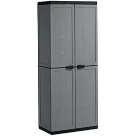 KIS Garderobenschrank Jolly Utility dunkelgrau/schwarz