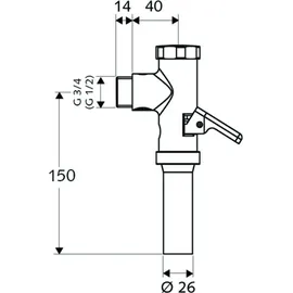 Schell Schellomat WC-Druckspüler