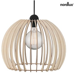 Nordlux Pendelleuchte CHINO 40, E27, IP20, Holz, braun NORD-84843014