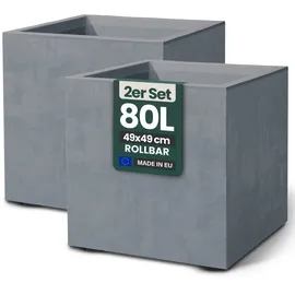 Kreher Millennium 49 x 49 x 49 cm Grau
