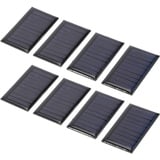 8 Stück Mini Solarmodule, 30MA 5V 53 x 30 mm Tragbares Mini Epoxy Solarpanel Polykristalline Solarmodul für Mini Solarzellen DIY Elektrische Spielzeugmaterialien