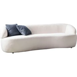 SalesFever Nierensofa 3-Sitzer - weiß