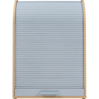 [en.casa] Rollladenschrank Kavlinge 80x60x40 cm Bambus/Grau