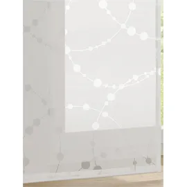 Heine Schiebegardine Klettschiene 60 x 245 cm Weiß