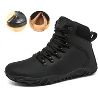 Deedlite Max Barfußschuhe Wasserdicht Winter, Wasserfeste Barfußschuhe Damen und Herren, Röck Performance Barfußschuhe, Winterschuhe Winterstiefel Herren【Fällt klein aus, eine Nummer größer kaufen】 - 39 EU