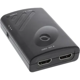 InLine Displayport zu 2x HDMI Splitter/Verteiler, FullHD, m. Videowand-Funktion