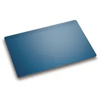 Läufer Schreibunterlage Matton Schreibtischunterlage Kunststoff blau