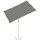 SUNCOMFORT Flex Roof 195 x 140 cm Grau