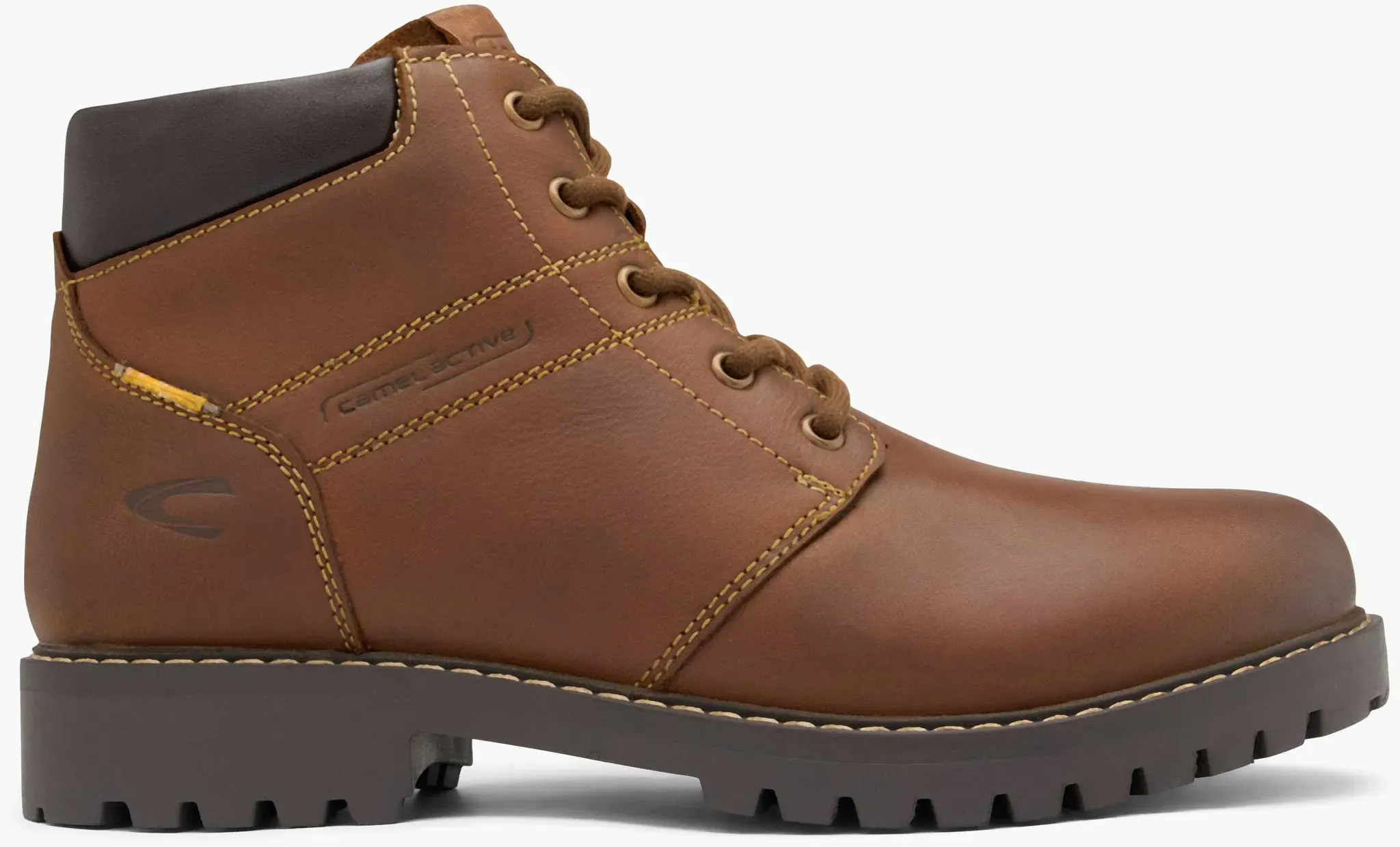Camel Active Schnürboots Braun, Herren, Größe: 40, Material: Leder/Textil - Camel Active Schnürboots Braun, Herren, Größe: 40, Material: Leder/Textil - man - Braun
