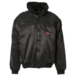 Winter-Comfort Jacke "GLETSCHER" Outdoor - XXL - schwarz