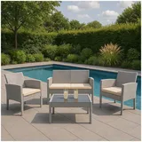 Hti-Living Zita Loungeset 4-tlg. grau