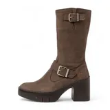 Art für Damen. 116571212003_012 Lederstiefel 1657 Sofia braun (40), 3 bis 5 cm, Reißverschluss, Lässig