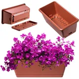 Kadax Blumenkasten, 40 Cm, Terrakotta