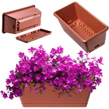 Kadax Blumenkasten, 40 Cm, Terrakotta