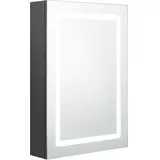 vidaXL LED-Spiegelschrank 50 cm grau