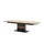 MCA Furniture MCA Cesena Tisch mit Säule 180x100(280) cm Holzwerkstoff/Schwarzgrau