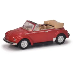 VW Käfer Cabriolet rot Modell von Schuco 1:87