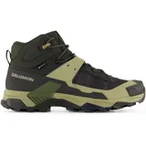 Salomon X Ultra 5 Mid GTX Herren Peat / Gray Green / Blue Nights 48