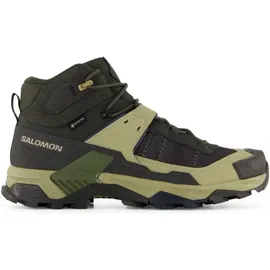 Salomon X Ultra 5 Mid GTX Herren Peat / Gray Green / Blue Nights 48