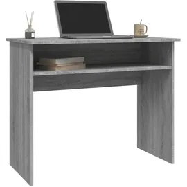 vidaXL Schreibtisch Grau Sonoma 90x50x74 cm Holzwerkstoff