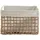 Home4You Aufbewahrungskorb 30 x 19 cm Beige/Braun
