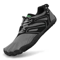 SAGUARO Barfußschuhe Herren Damen Minimalistische Traillaufschuhe Indoor Outdoor Fitnessschuhe, 40 EU, 59 Grau - 40 EU