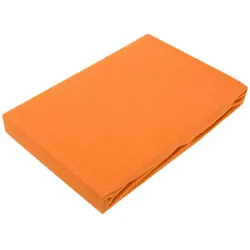 EXKLUSIV HEIMTEXTIL Jersey Spannbettlaken für Wasserbetten Rundumgummizug 200 x 220 cm Terrakotta