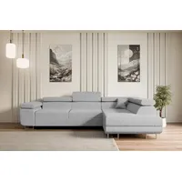 Altdecor Ecksofa mit Schlaffunktion und Bettkasten GUSA-L - 272x202x107