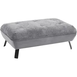 Hocker EXXPO - SOFA FASHION, grau, B:110cm H:44cm T:78cm, Hocker, Polsterhocker, bequem und modern