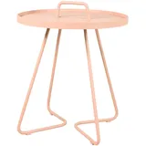 Cane-Line On-the-move small Beistelltisch Century Bistrotisch Ø 44 x 54 cm light rose
