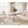 DeLife Edge 180-220 x 71 x 100 cm weiß-beige