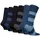 Tommy Hilfiger TH MEN RUGBY SOCK 6P ECOM Socken 6er Pack Blau 39-42