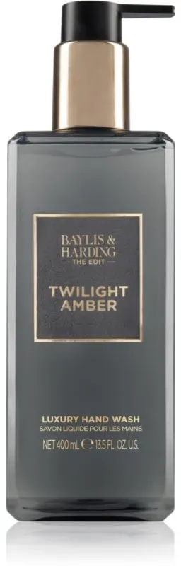 Baylis & Harding The Edit Twilight Amber luxuriöse Flüssigseife Amber, Vertiver & Vanilla 400 ml