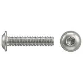 Industrial Quality Supplies Flachkopfschraube ISO 7380-2 M 8 x 10 -T40 200 Stück