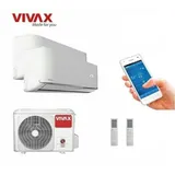 VIVAX Multisplit R Design 2 x 2,6 KW Duo WIFI Klimagerät Klimaanlage R32 A++