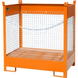 Bauer Südlohn Fass-Stapelpalette FSP-2 D, lackiert, Gelborange