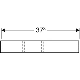 Geberit VariForm Schubladeneinsatz H-Unterteilung 501.156.00.1 6,2 cm