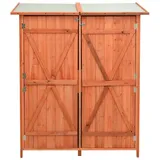 vidaXL Geräteschrank 0,75 x 0,75 m Braun