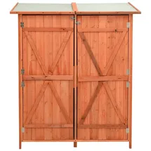 vidaXL Geräteschrank 0,75 x 0,75 m Braun