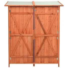 vidaXL Geräteschrank 0,75 x 0,75 m Braun