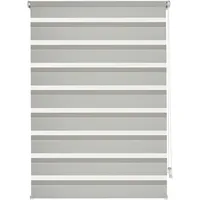 GARDINIA EASYFIX Doppelrollo mit Montageschiene, Duo-Rollo, Seitenzugrollo, Transparente und