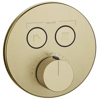 GESSI HiFi Thermostat 2-Wege, - messing gebürstet