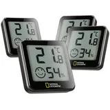 National Geographic Thermo-/Hygrometer Tempy 4er-Set