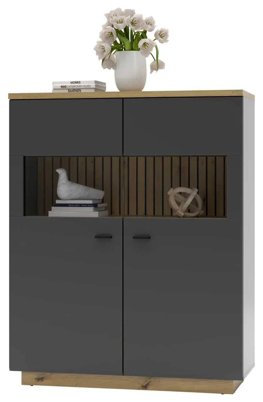 Stylife Highboard RENO - B/H/T ca. 110.00x137.00x40.00