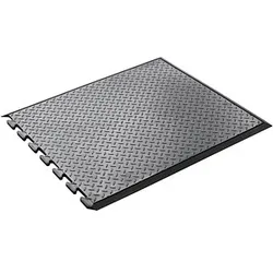 ADB Anti-Ermüdungsmatte Endstück schwarz 70,0 x 80,0 cm