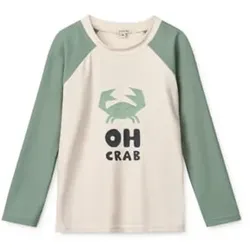 LIEWOOD Noah Langarm-Badeshirt sandy/peppermint, 110