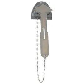 Legrand 038091 Hammer mit Kette und Wandhalterung Türkette